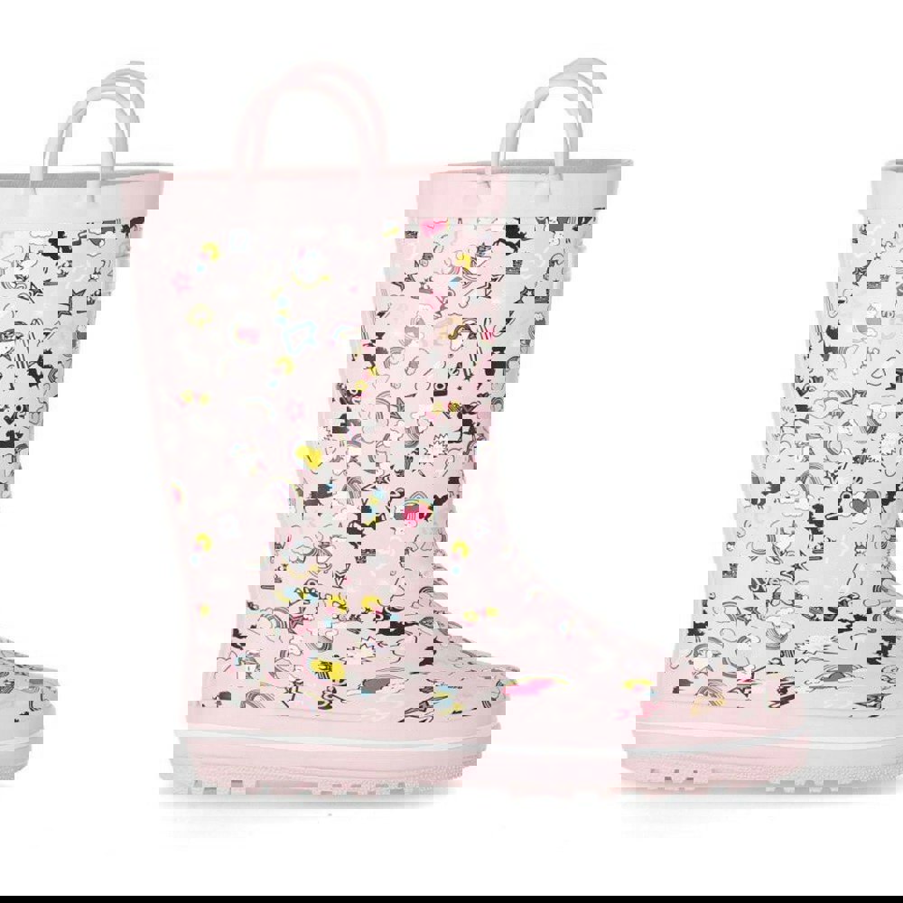 Trespass Childrens/Kids Starryton Wellington Boots - Pink