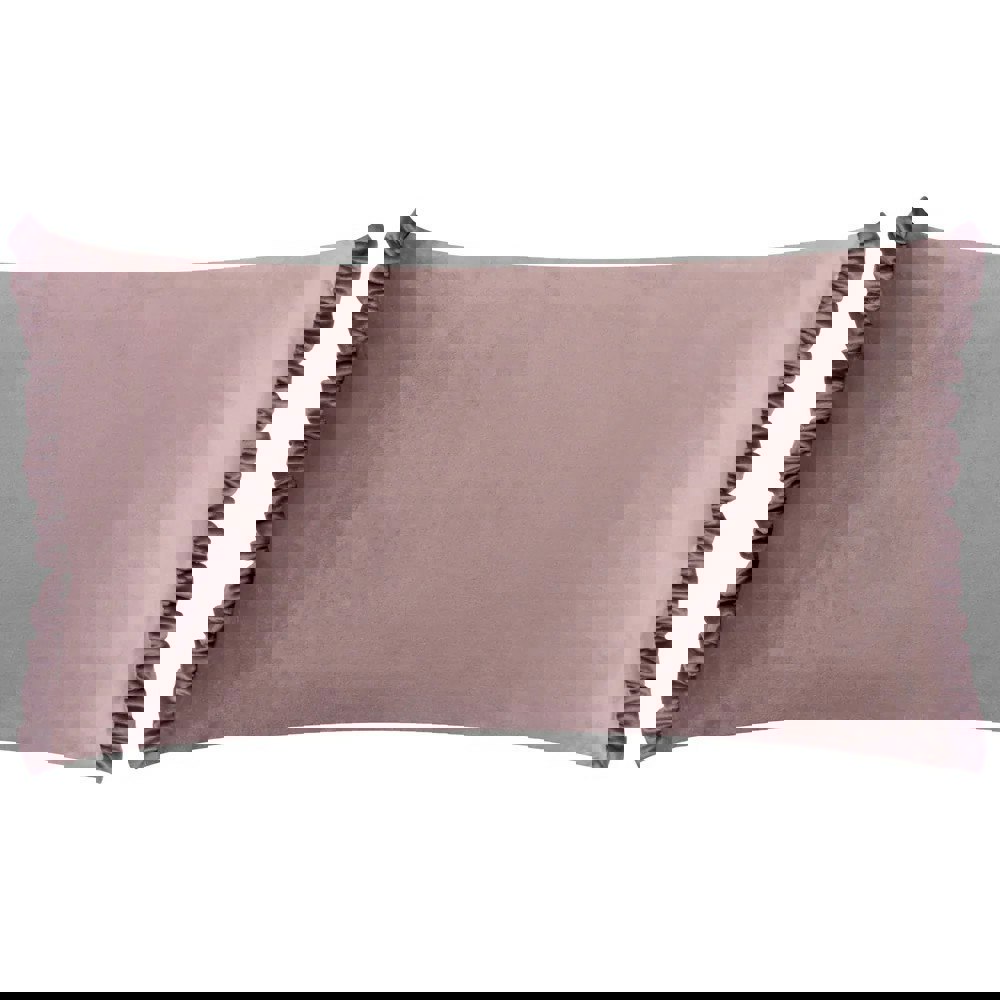 Wylder Tilly Reversible Velvet Cushion Cover - Heather/Smoke