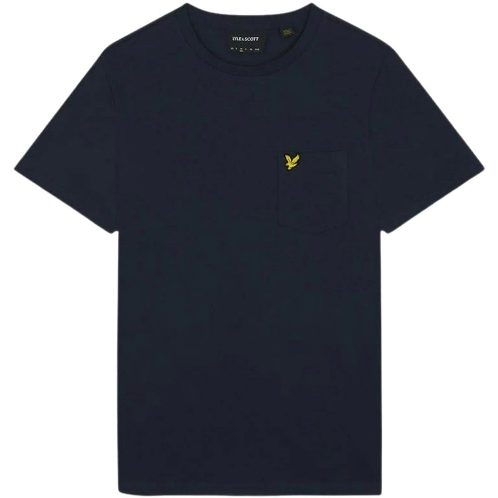 Lyle & Scott Pocket On Chest Dark Navy T-Shirt M