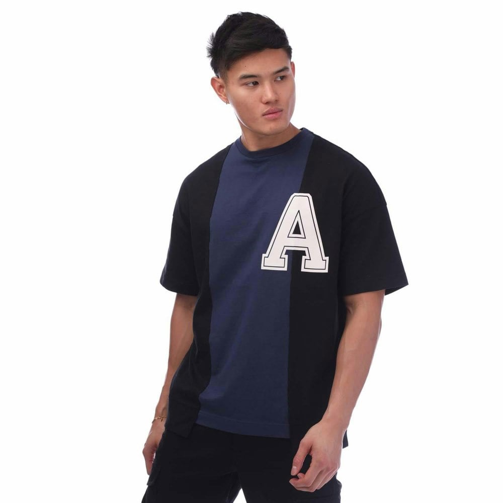 Ambush Mens Varsity T-Shirt - Black/White
