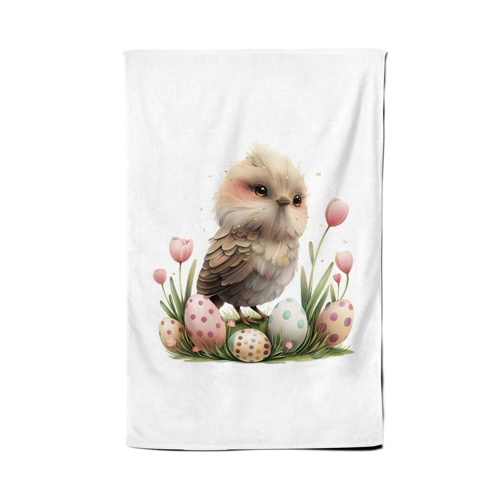Warren Reed Easter Cukoo Design Tea Towel