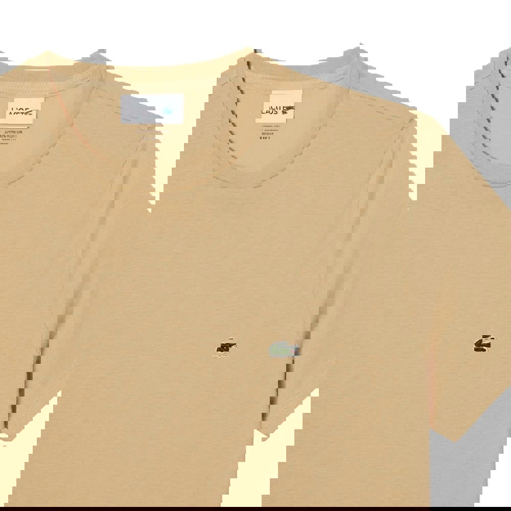Lacoste Unisex Adult Pima Cotton T-Shirt - Beige