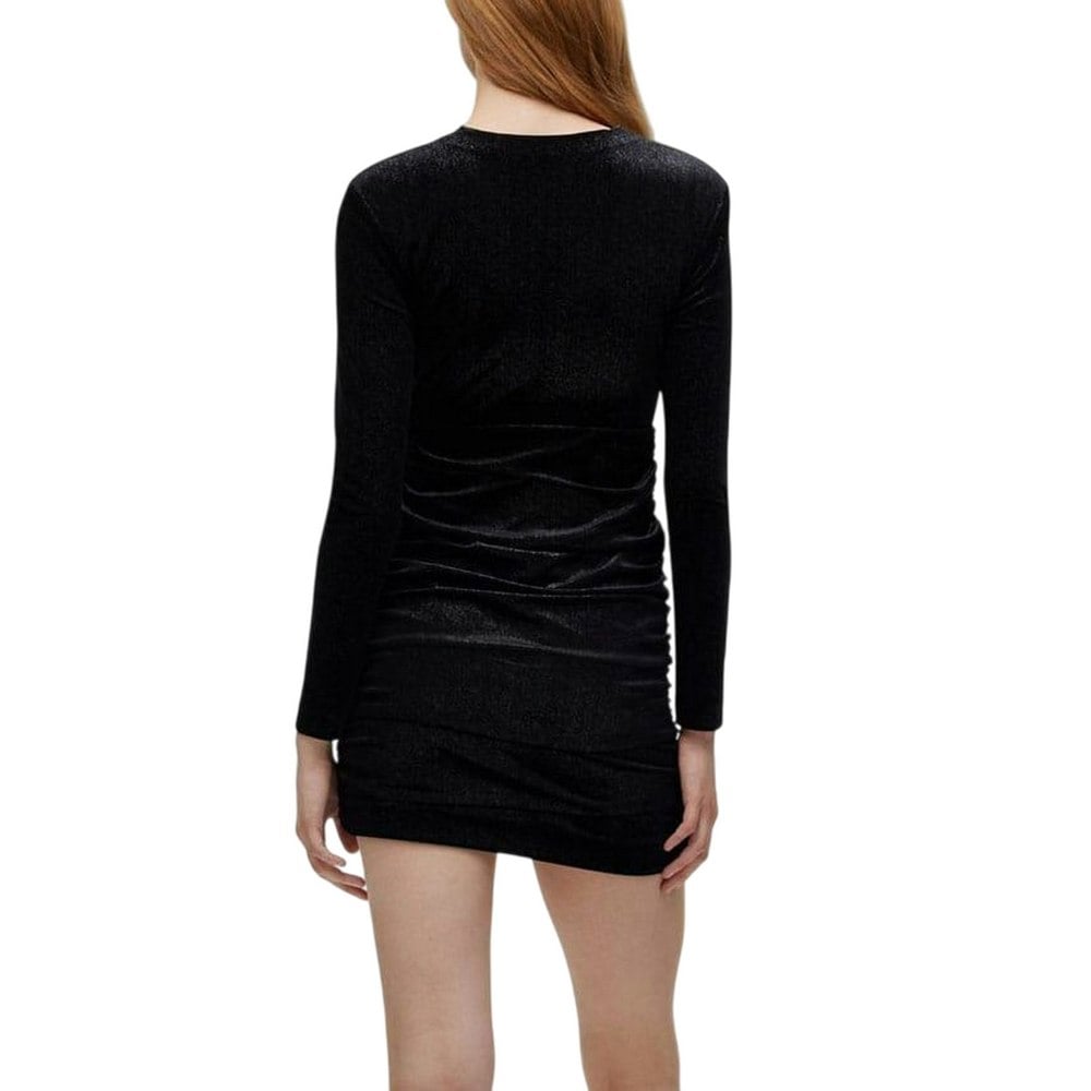 Hugo Womens/Ladies Nibyll Ruched Dress - Black