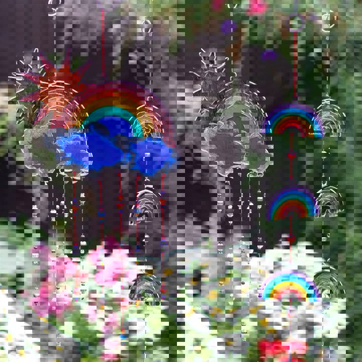 Serano 60cm String of Rainbows Suncatcher