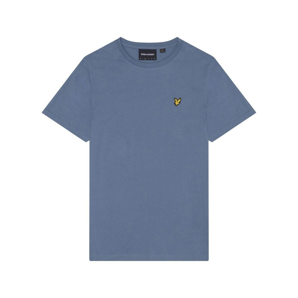 Lyle & Scott Mens Plain T-Shirt - Mist Blue