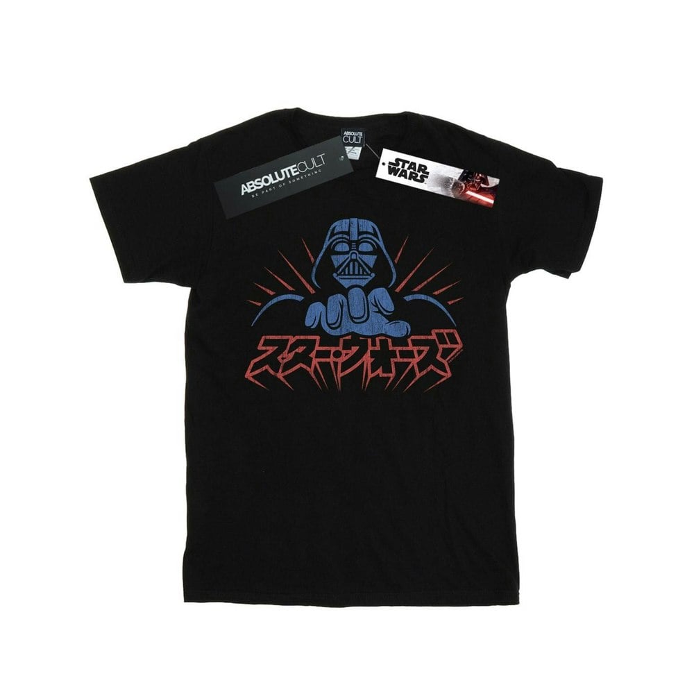 Star Wars Mens Kanji Darth Vader T-Shirt - Black