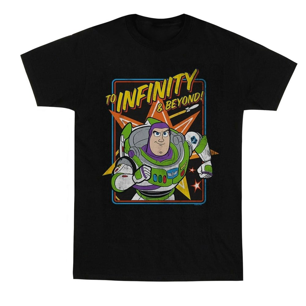 Disney Boys Toy Story 4 Buzz To Infinity T-Shirt - Black