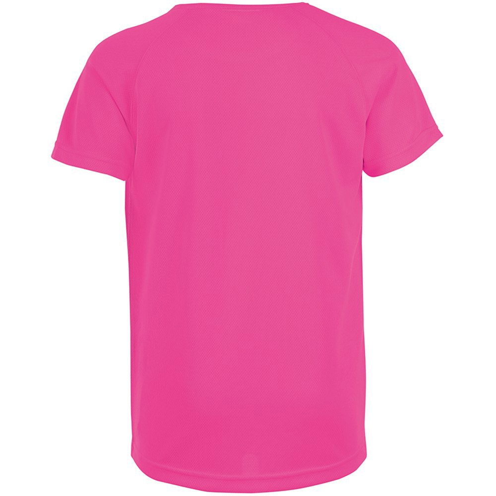 SOLS Childrens/Kids Sporty Unisex Short Sleeve T-Shirt - Neon Pink