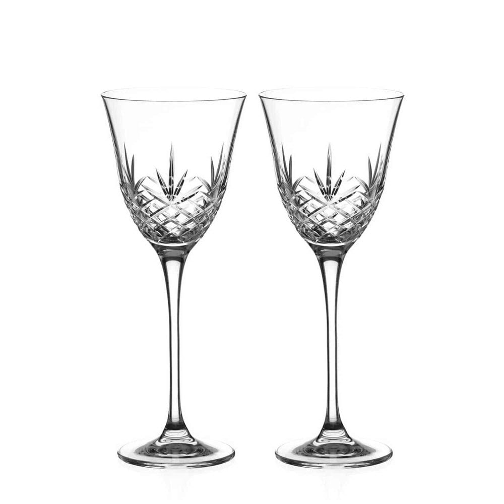 Diamante Blenheim White Wine Glasses - Set of 2