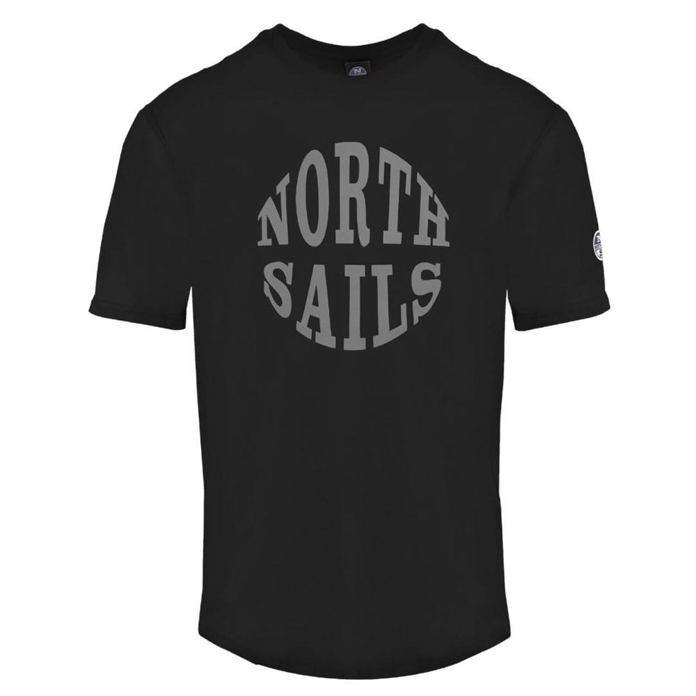 North Sails Circle Logo T-Shirt - Black