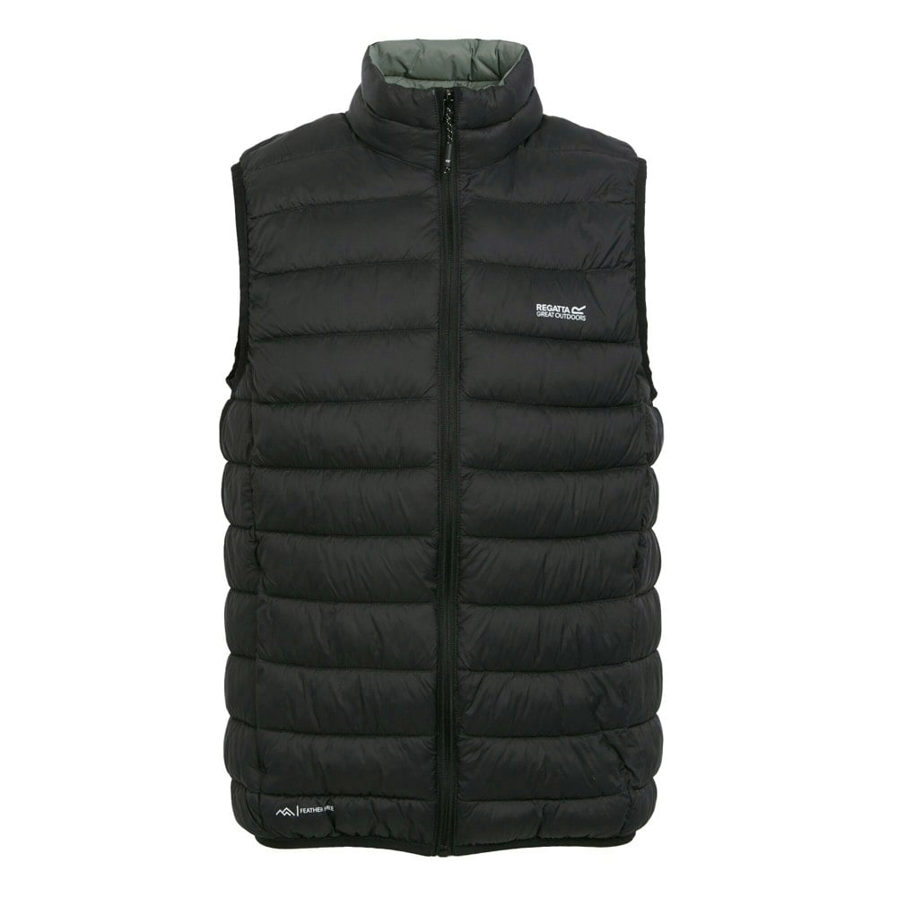 Regatta Mens Marizion Quilted Gilet - Ash/Agave Green