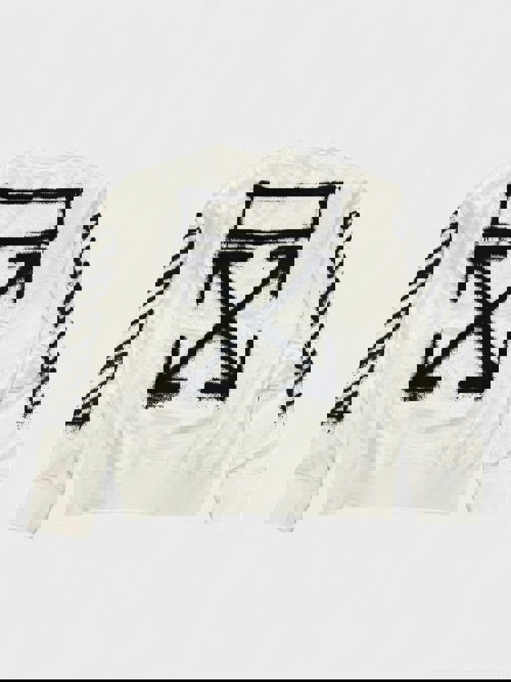 Off - White Spray Arrows Crewneck White - Supplied FashionHeron Preston