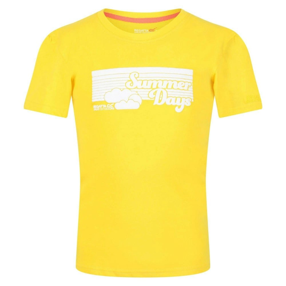 Regatta Kids Bosley V Summer Days T-Shirt - Yellow
