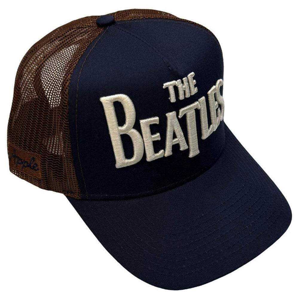 The Beatles Drop T Logo And Apple Trucker Cap