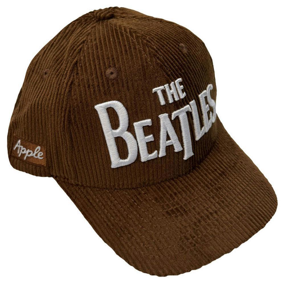 The Beatles Drop T Logo And Apple Corduroy Baseball Cap