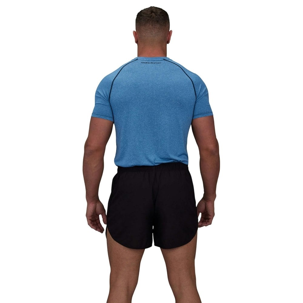 Raging Bull Mens Performance Running Shorts - Black
