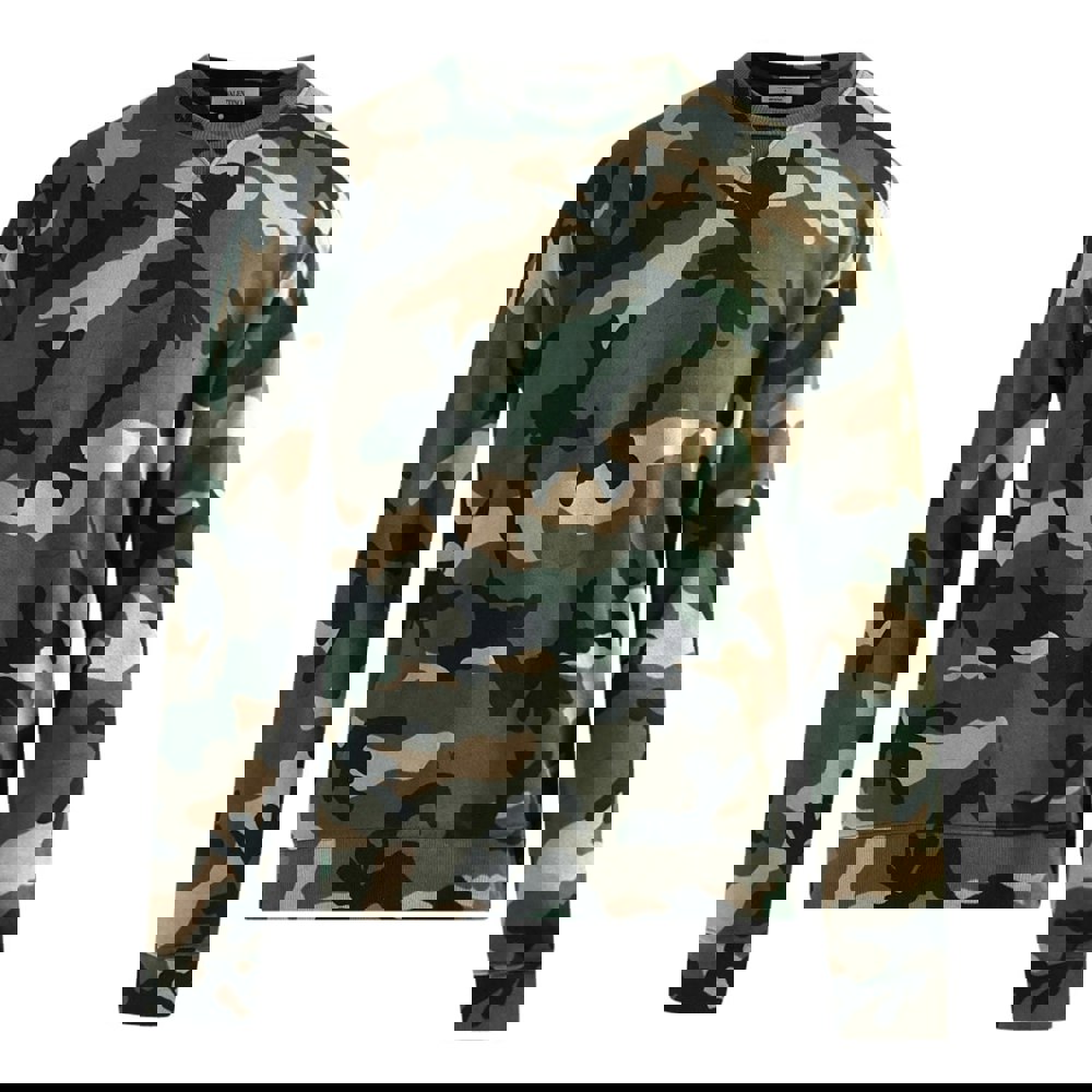 Valentino Garavani Camo Jumper - Green