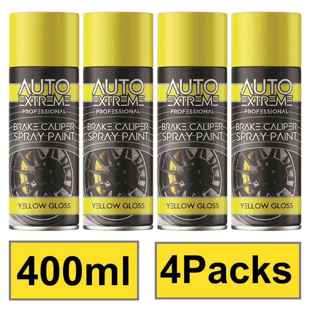 Auto Extreme 4X - Break Caliper Yellow Gloss Spray Paint 400ml
