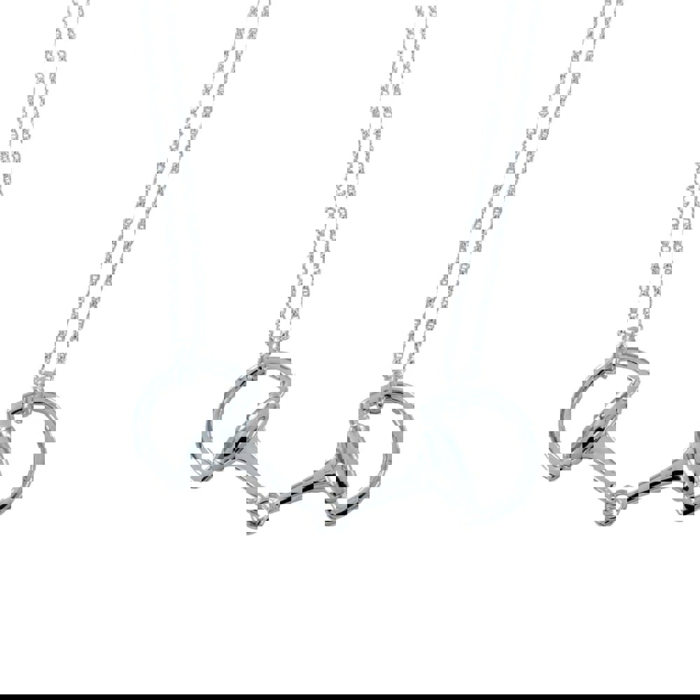 Sterling Silver Snaffle Feature Necklace - Reeves & Reeves