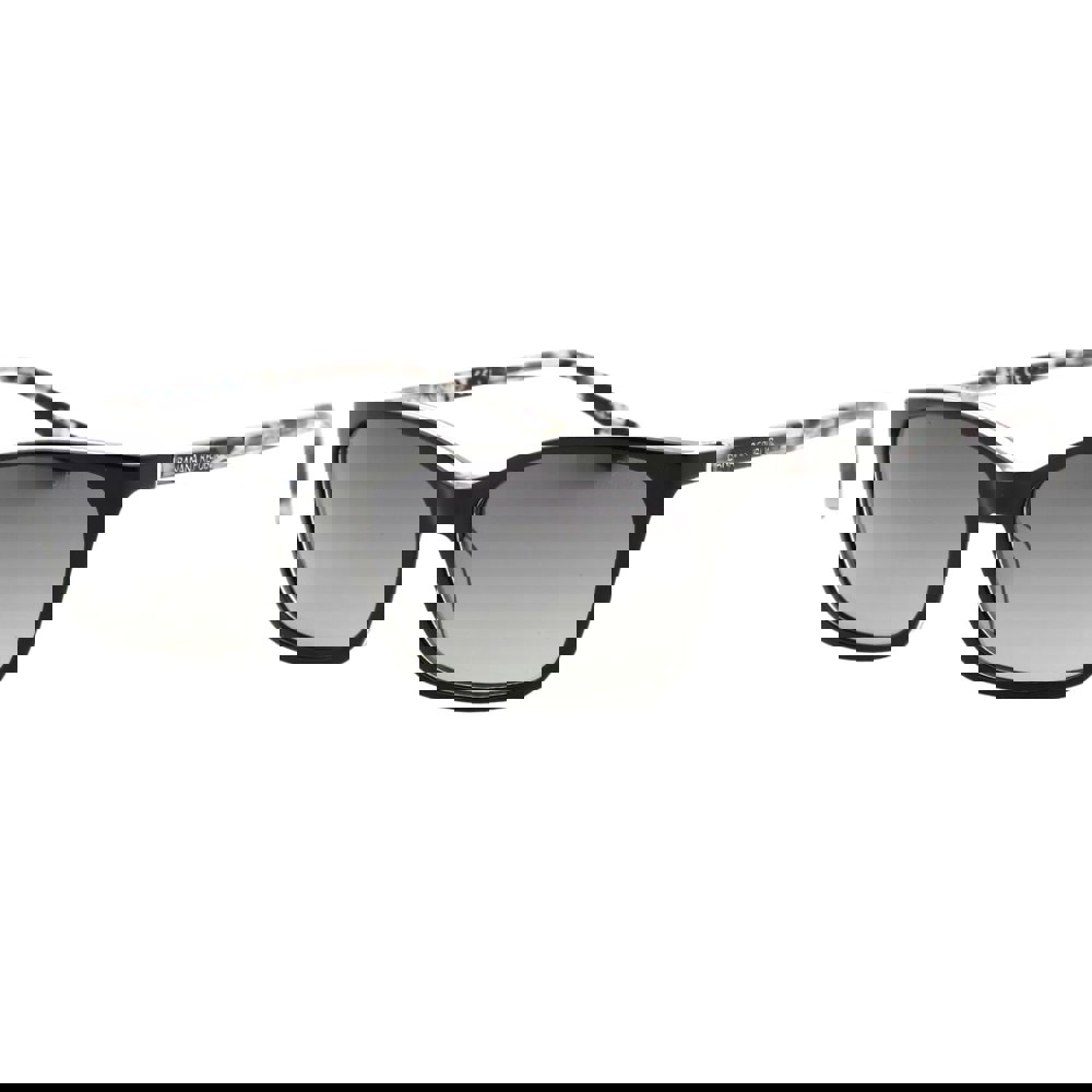 Banana Republic Grey SF Polarized Lens Black CRY Style Sunglasses One Size