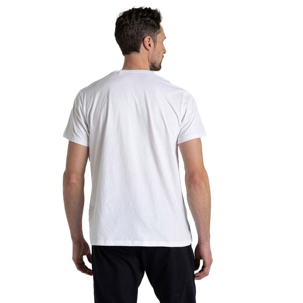 Craghoppers Mens Lucent Whatever The Weather Short-Sleeved T-Shirt - Optic White