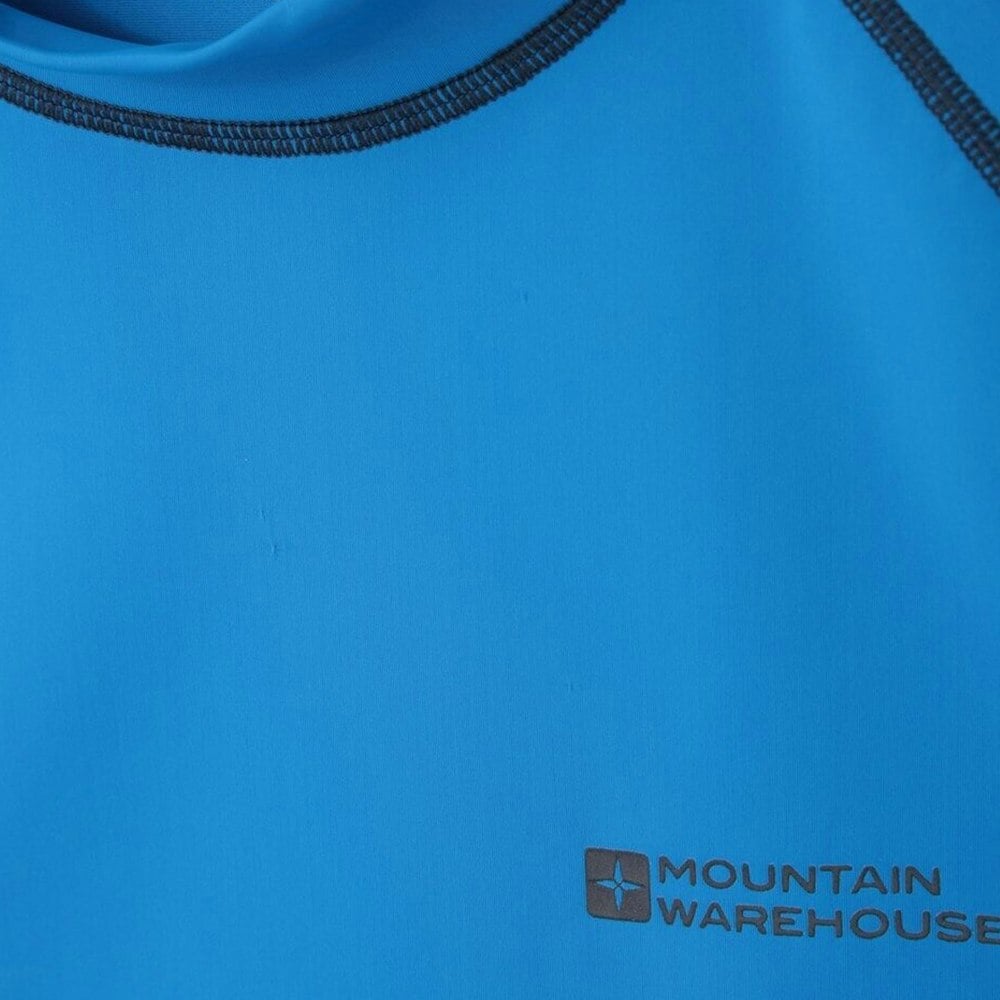 Mountain Warehouse Mens UV Protection Rash Top - Blue