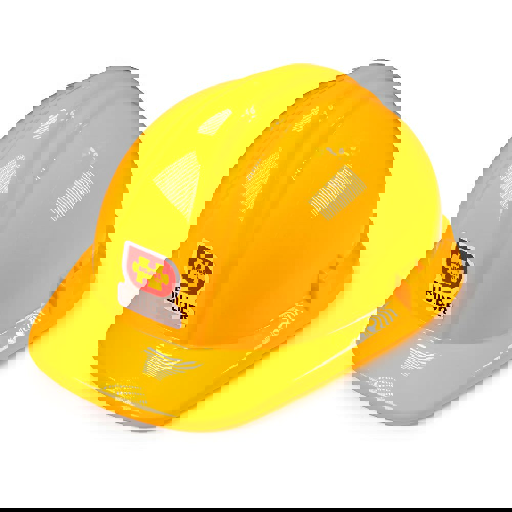 Kids Hard Hat | Yellow Builder Helmet | Bigjigs Toys