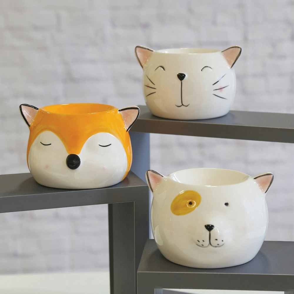 Fosse Living Cat Ceramic Wax Melter 11cm