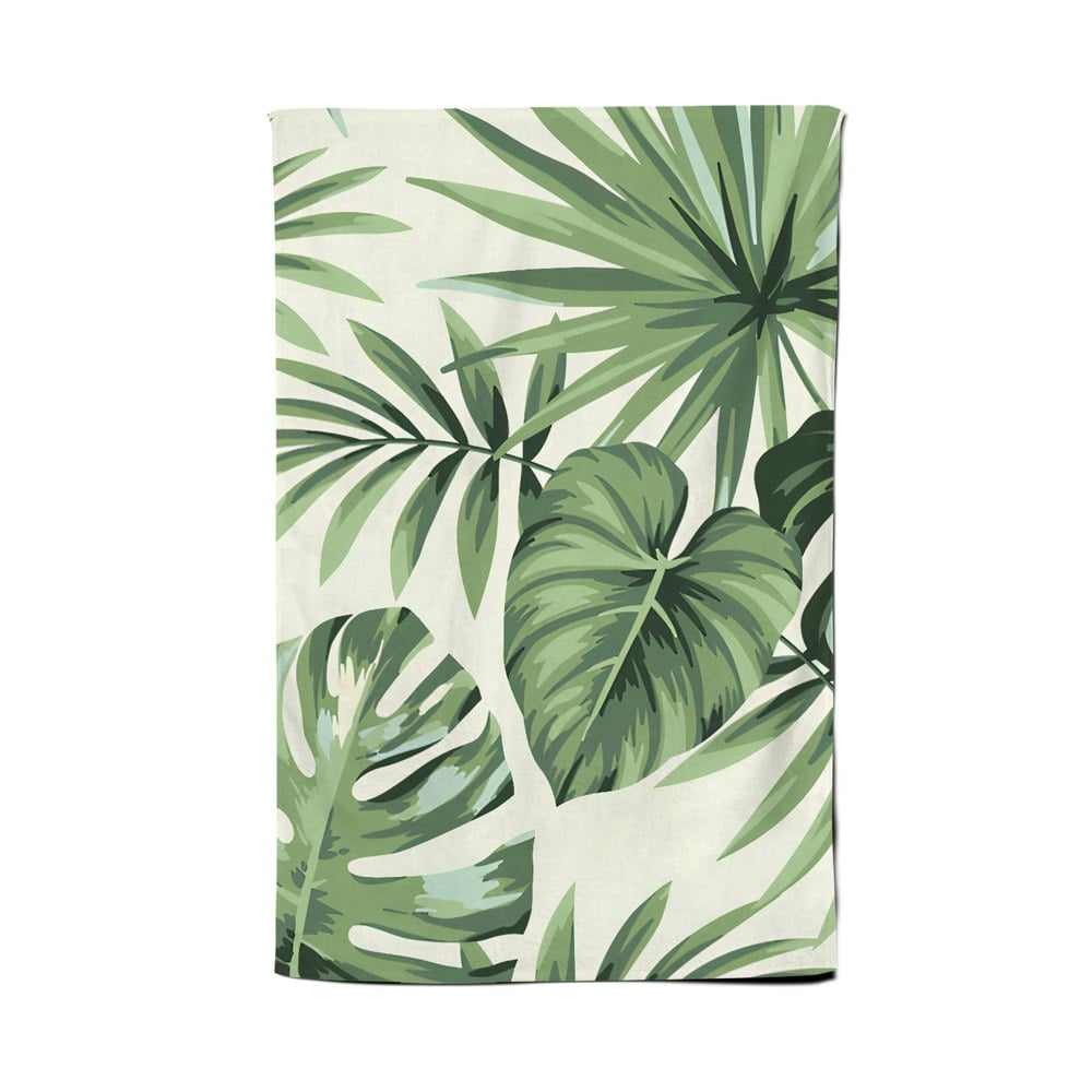 Warren Reed Exotic Palm Leaves Tea Towel