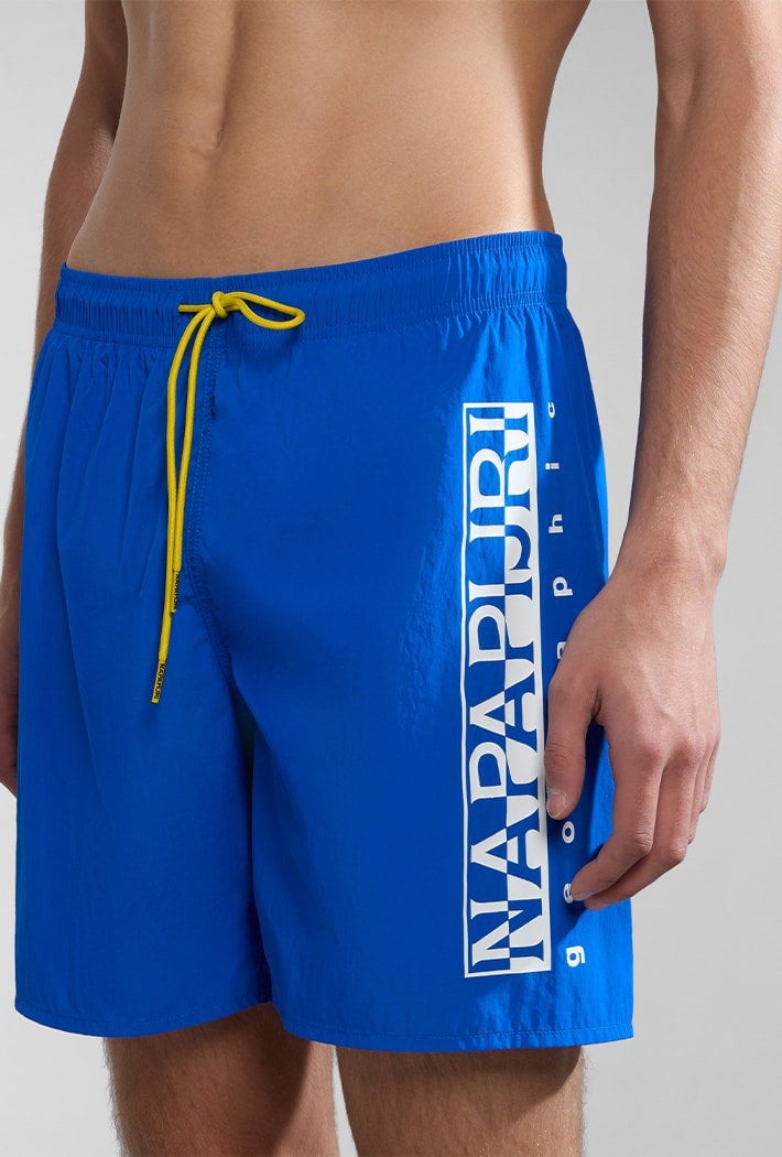 Napapijri Men's Box Swim Shorts - Blue