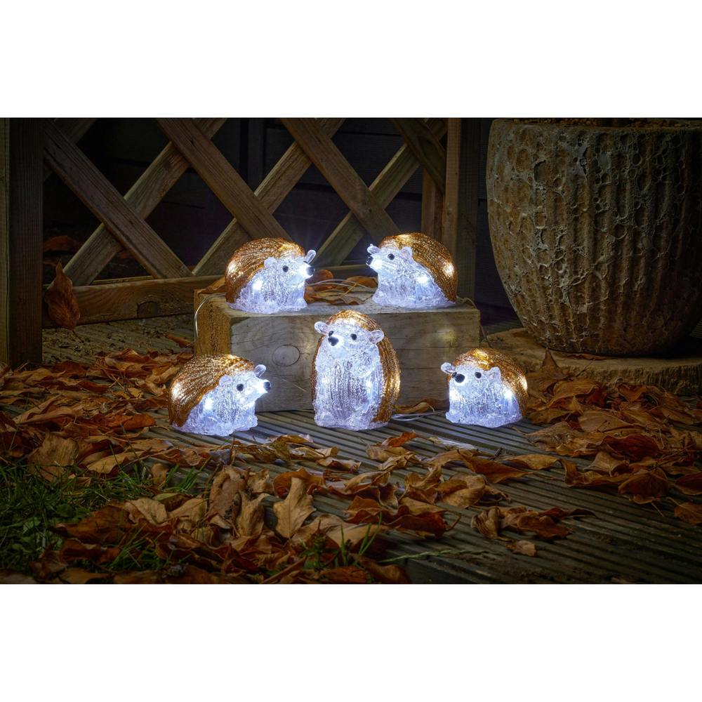 Scotts of Stow InLit Ice Hedgehogs Set of 5
