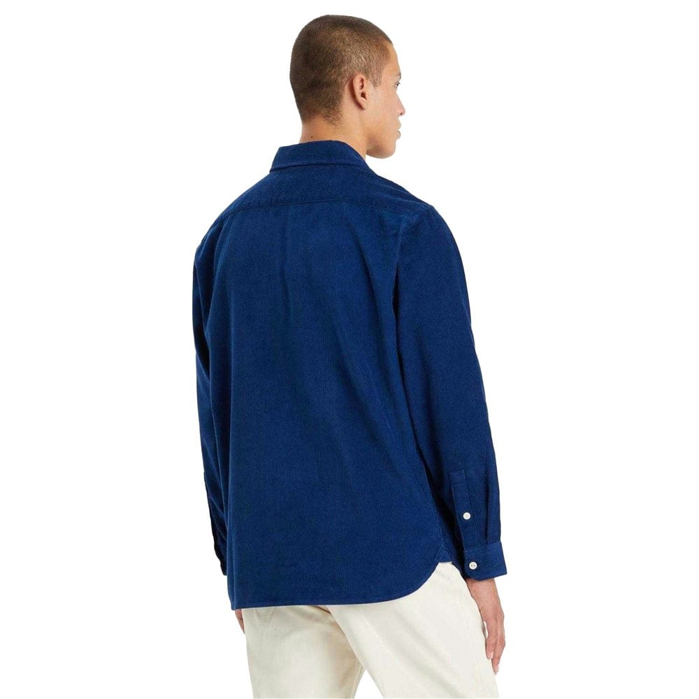 Levis Mens Jackson Worker Corduroy Ribbed Overshirt - Dark Blue