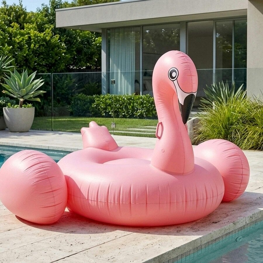 Garden Greatness XL Flamingo Inflatable Lounger