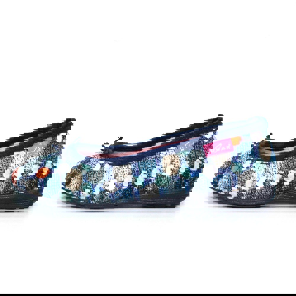 Lunar Women's Magic Spotted Slippers - Navy