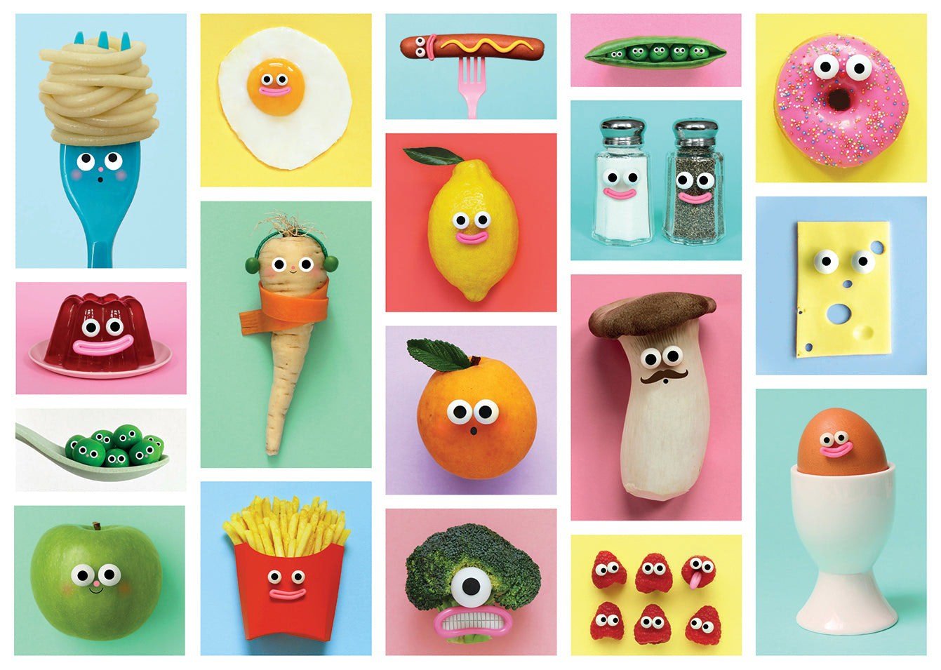 Happily Foodies - 1,000 Piece Jigsaw Puzzle