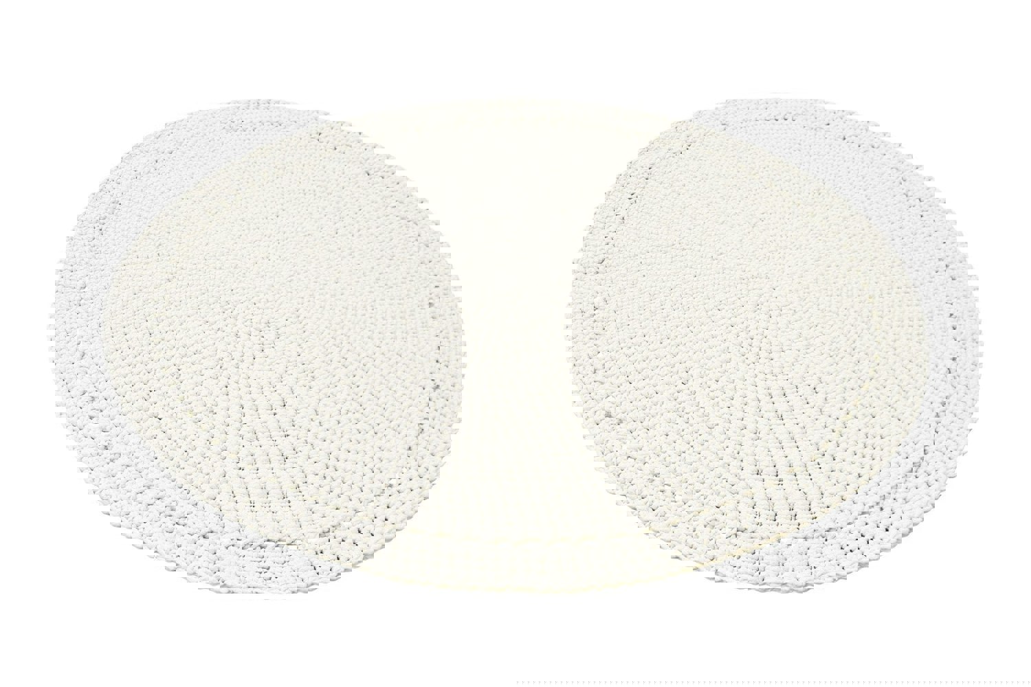 Crocheted rug NEBO | IVORY - Zuri House