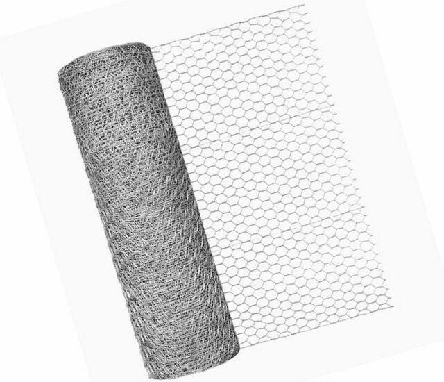 Samuel Alexander 5m x 60cm x 13mm Galvanised Steel Chicken Garden Wire Netting / Fencing