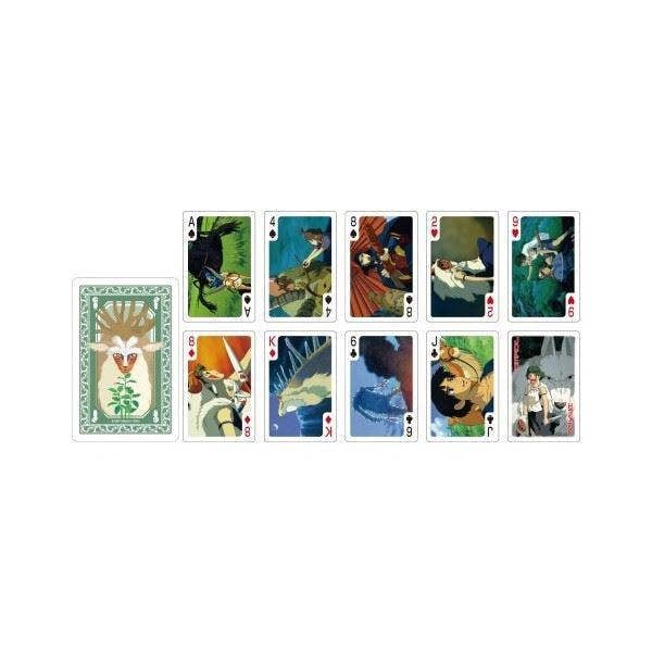Studio Ghibli - Princess Mononoke Movie Scene Playing Cards