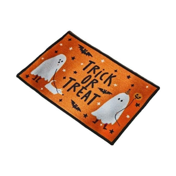 Garden Greatness Trick Or Treat Ghost Halloween Doormat