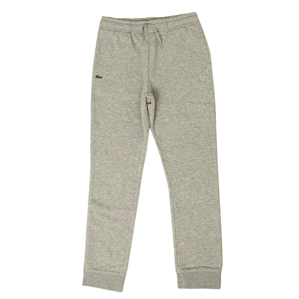 Lacoste Kids Fleece Sport Jogging Bottoms - Grey