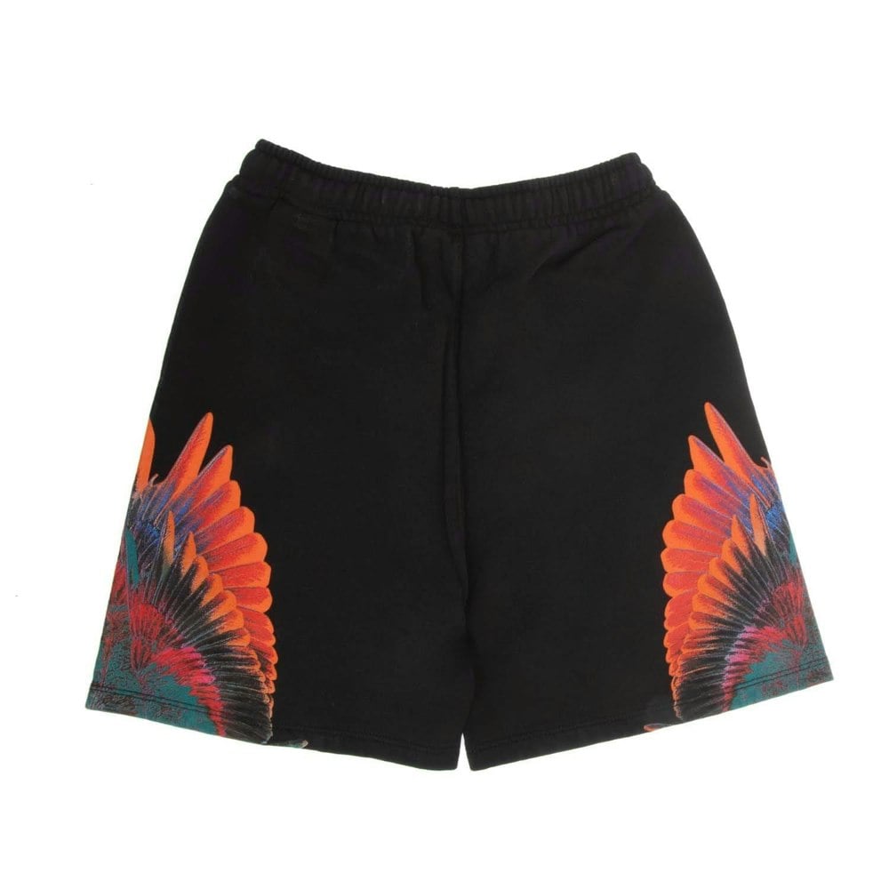 Marcelo Burlon Boys Sunset Swings Sweat Shorts - Black/Red