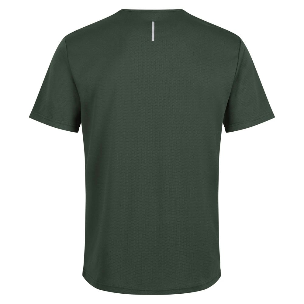 Regatta Mens Pro Reflective Moisture Wicking T-Shirt - Dark Green