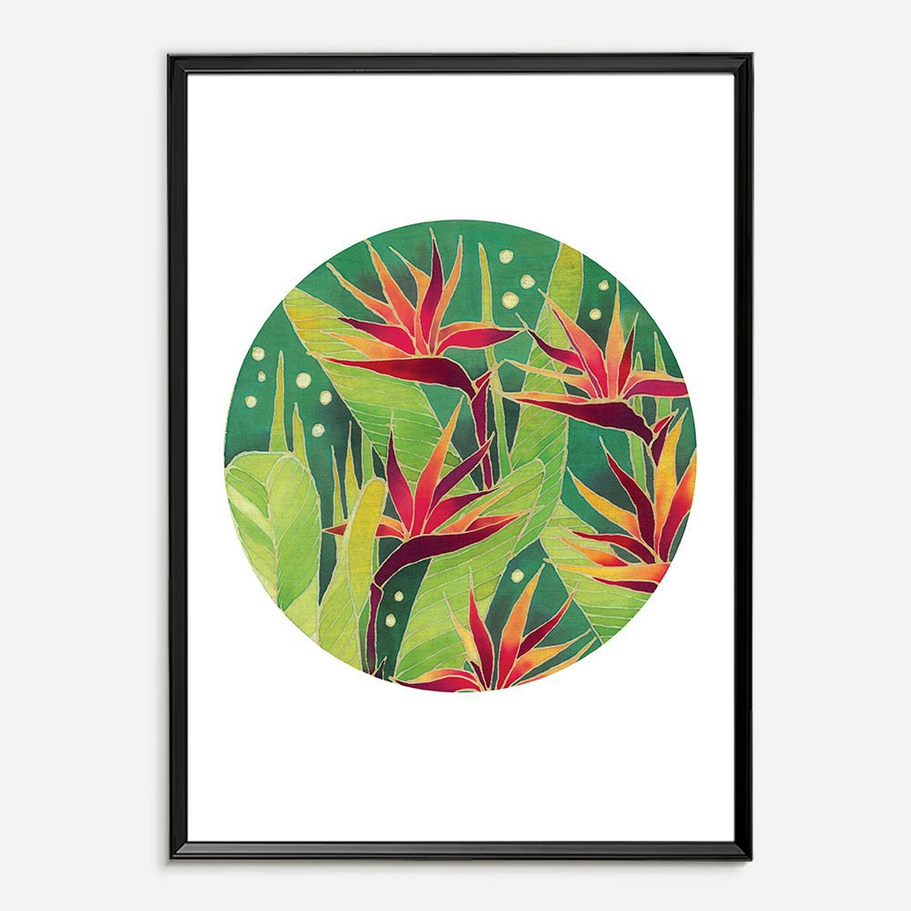 Batik Ying Bird of Paradise Print