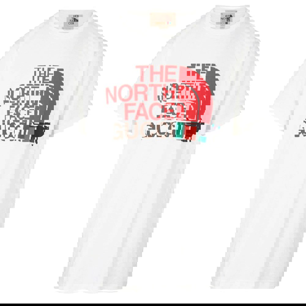 Gucci X The North Face Design Regular Fit White T-Shirt S