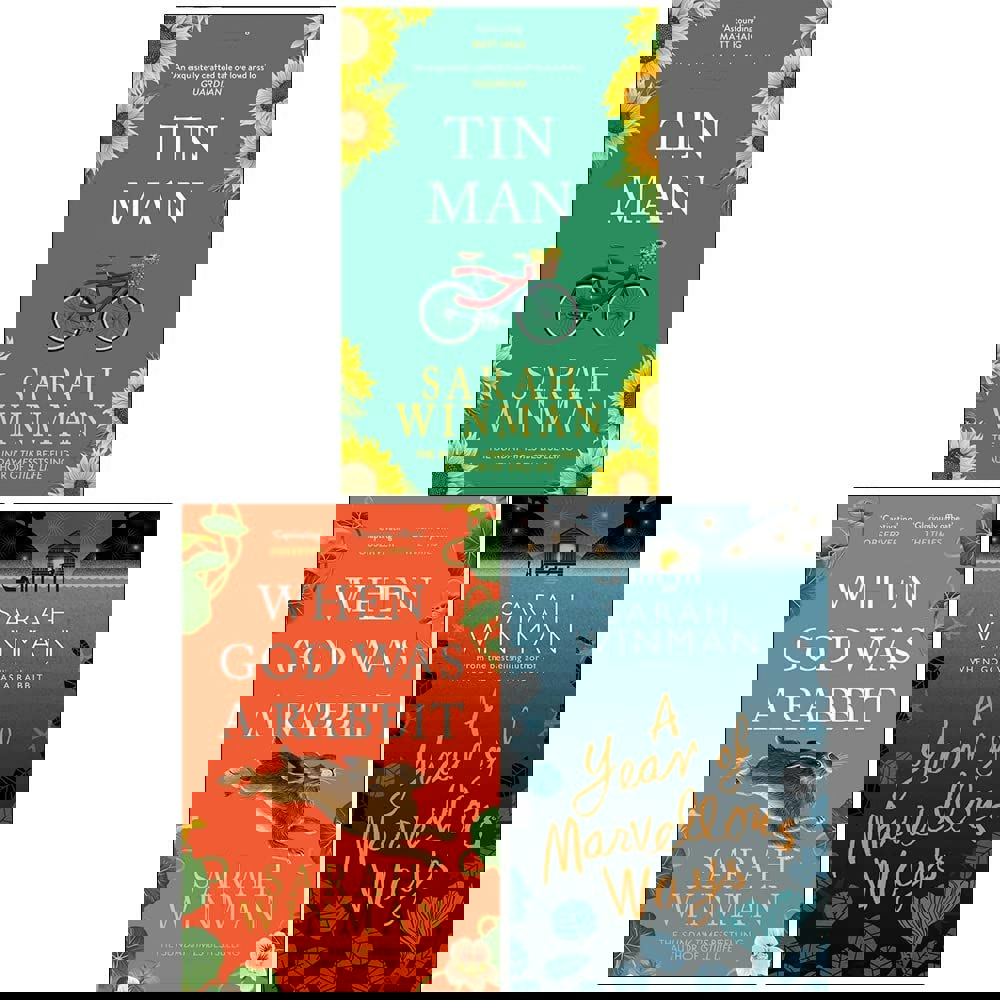Sarah Winman 3 Books Collection Set (Tin Man, When God Was A Rabbit & A Year of Marvellous Ways)