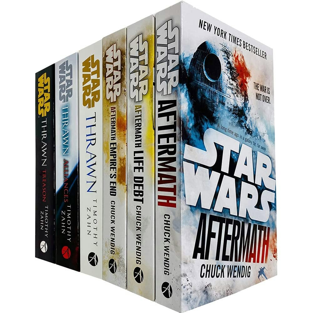 Star Wars Thrawn Series Aftermath Trilogy 6 Books Set by Timothy Zahn, Chuck Wendig