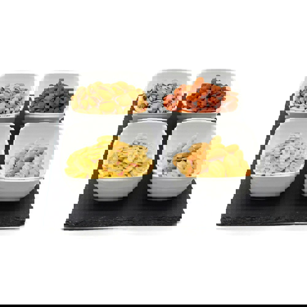 Tapas Serving Dishes Set Platter Nibbles Bowls Slate Ceramic