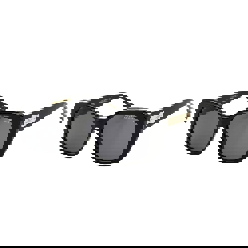 Marc Jacobs Small Rounded Grey Lensed Black Sunglasses