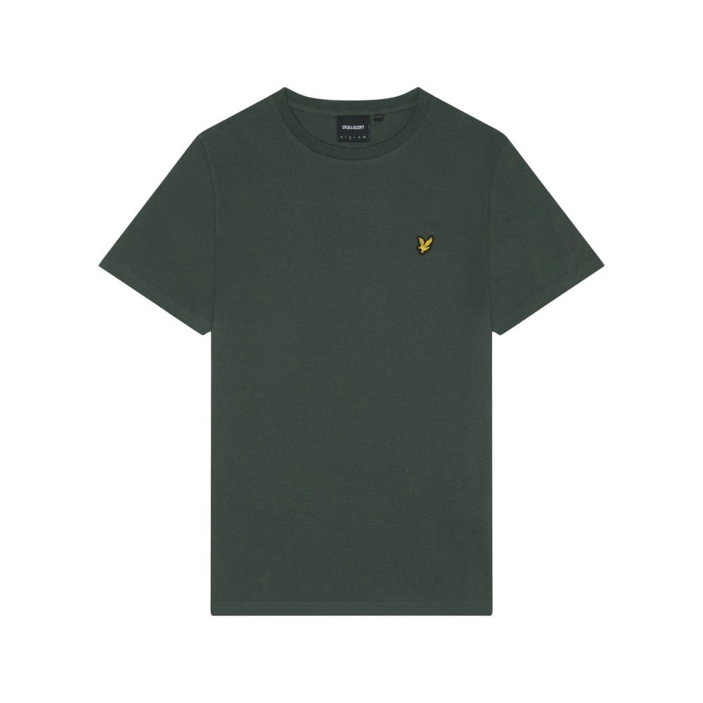 Lyle & Scott Mens Plain T-Shirt - Deep Green