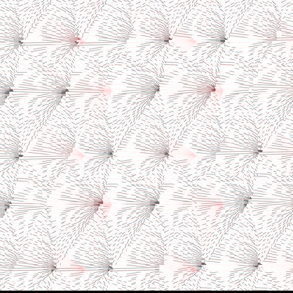 Fan red / white
